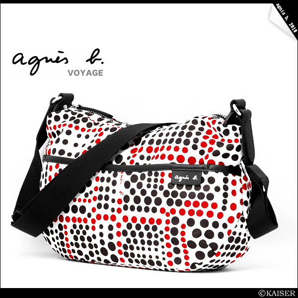 agnes b(アニエスべー) マルチ・ドット★ポシェット ショルダーバッグ 斜めがけの通販は