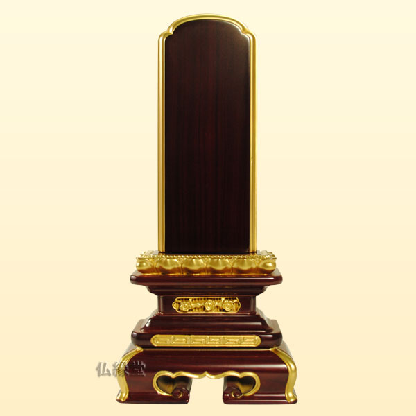 面粉唐木（黒檀・紫檀）千倉位牌3.5寸の通販は