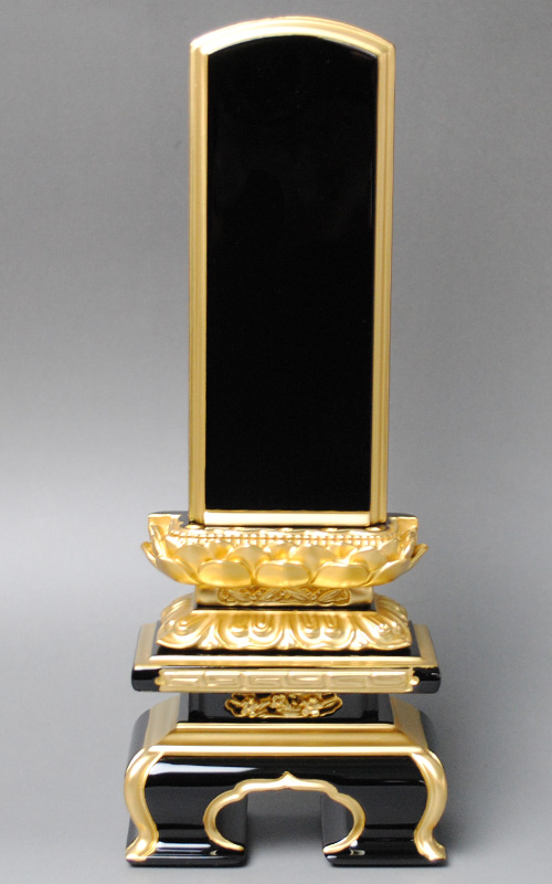 国産位牌・会津上塗り位牌・上京型千倉吹蓮華面粉4.0寸の通販は 49,400円