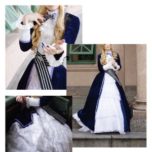 DK304◇VOCALOID カイト ヴェノマニア公の狂気風コスプレ衣装・完全