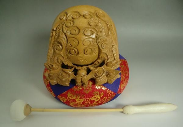 キクタニ 木魚 5寸 15cm TB-15 バチ付き キクタニ 木魚 5寸 15cm TB-15