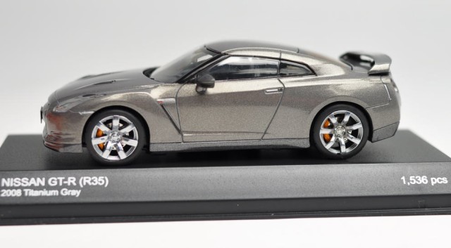 京商○1/43 ダイキャストモデルカー【ニッサン GT-R(R35) 2008 タイタニウムグレー】K03741TG☆特価の通販はau PAY  マーケット - おもちゃの「おぢいさんの店」 | au PAY マーケット－通販サイト