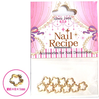 メール便ok ワイヤー フラワー ゴールド メタルパーツ ネイル パーツ レジンアート6 6 1ｍｍ の通販はau Pay マーケット ジェルネイル ネイルレシピ