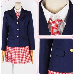 DK1250 ★ Love Live　ラブライブ　school idol project 　高坂穂乃果　女子制服 　風 　コスプレ衣装 　完全オーダメイドも対応可能