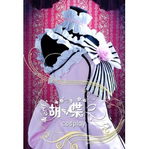 DK607 ◇ 黒執事 （くろしつじ） シエル お嬢様ver. 風 ☆コスプレ衣装