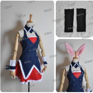 DK1271  ◆ 問題児たちが異世界から来るそうですよ?　☆ 黒ウサギ  　風 　コスプレ衣装  　完全オーダメイドも対応可能