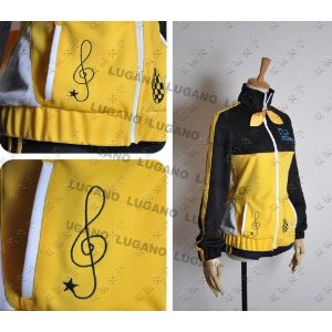 DK1009 VOCALOID☆初音ミク☆　歌姫計画 鏡音リン 風 コスプレ衣装　 新品　完全オーダメイドも対応_1