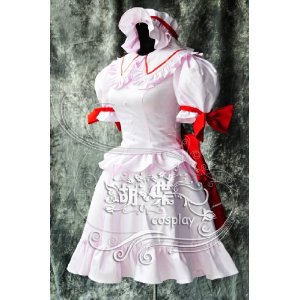 DK511 東方Project 東方紅魔郷　レミリア スカーレット 風★コスプレ衣装　新品　完全オーダメイドも対応可能_1