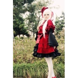 DK1095★アニメ 『K』 ◆ 櫛名 アンナ（くしな アンナ）　 風 コスプレ衣装＋ウィッグ　完全オーダメイドも対応可能_1