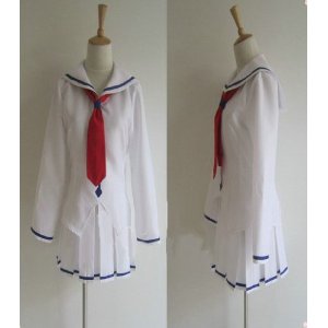 DK579　◆ GuiltyCrown ギルティクラウン  桜満 真名 (おうま まな) 制服 風★コスプレ衣装　新品　完全オーダメイドも対応可能