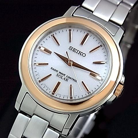 Seiko セイコー Spirit スピリット ソーラー電波腕時計 レディース ピンクゴールドベゼル ホワイト文字盤 メタル 国内正規品 Ssdt048の通販はau Pay マーケット Bright