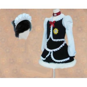 DK1214 ★ VOCALOID派生   阿久女イク（あくめいく）  風     コスプレ衣装    完全オーダメイドも対応可能