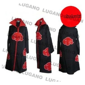 DK1060 NARUTO ナルト☆暁 うちはイタチ 風 コスプレ衣装 フルセット