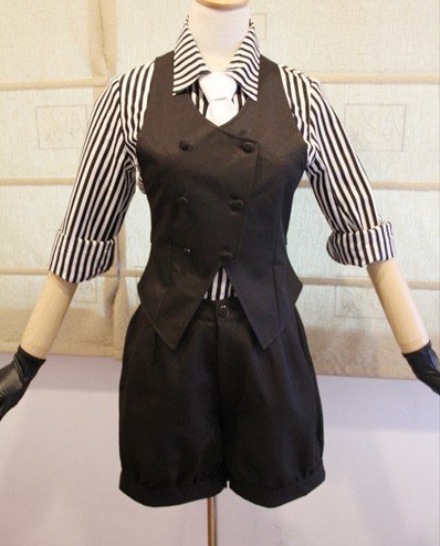 VOCALOID 　ボーカロイド  Poker Face　鏡音リン　   風 コスチューム　コスプレ衣装　完全オーダーメイド対応