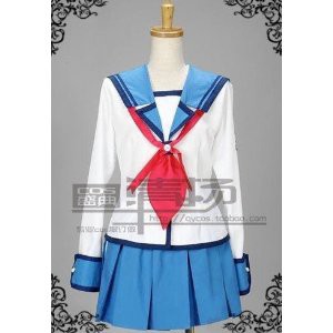 DK585　◆ Angel Beats！エンジェルビーツ　死んだ世界戦線★仲村ゆり  風★コスプレ衣装　新品　完全オーダメイドも対応可能 の通販は