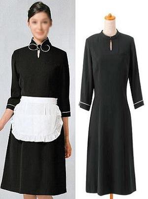 替カラーで大人の女性のかわいらしさ演出する ワンピース 七分袖 制服 作業着 飲食店 ユニフの通販はau Pay マーケット ユニフォーム百科