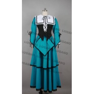 DK1023 ローゼンメイデン★RozenMaiden★翠星石(黒)　風 コスプレ衣装　 新品　完全オーダメイドも対応