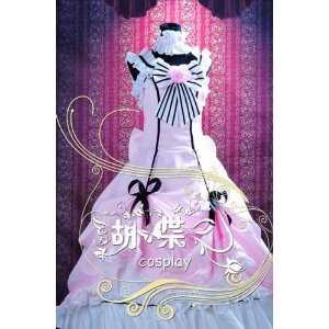 DK607　◆ 黒執事  （くろしつじ）　 シエル　お嬢様ver.　風  ★コスプレ衣装　新品　完全オーダメイドも対応可能 DK607 ◇ 黒執事 （くろしつじ） シエル お嬢様ver. 風 ☆コスプレ衣装