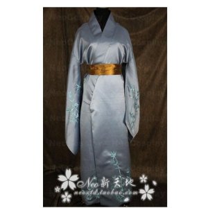 DK559薄桜鬼 随想録 SSL 沖田総司風 竹紋着物★コスプレ衣装　新品　完全オーダメイドも対応可能