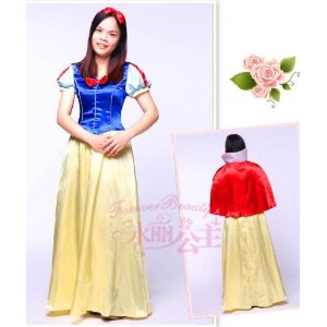 DK1070 ディズニー 白雪姫 風　コスプレ衣装セット　フリーサイズ