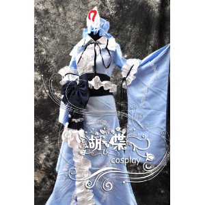 DK502 東方Project♪東方永夜抄♪西行寺 幽々子 豪華版☆コスプレ衣装