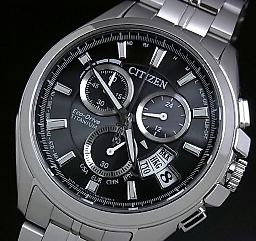 Citizen シチズン メンズ ソーラー電波腕時計 クロノグラフ チタン ブラック文字盤 メタルベルト By0051 55e 海外モデル 送料無料 の通販はau Pay マーケット Bright
