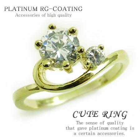 デザイン抜群 超可愛いピンキーリング 高級プラチナrg加工 パーティー 結婚式 プレゼント Czダイヤ Kor185 5号 の通販はau Pay マーケット アクセ天国 激安8000種類