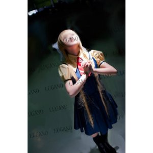 DK1614 AIR☆ かみお みすず 神尾観鈴風 衣装＋ウイッグ コスプレ衣装