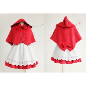 DK2072  　Vocaloid GUMI　赤ずきんちゃん　萌え★ 衣装  コスチューム　　コスプレ衣装　完全オーダメイドも対応可能 DK2072 Vocaloid GUMI 赤ずきんちゃん 萌え☆ 衣装 コスチューム