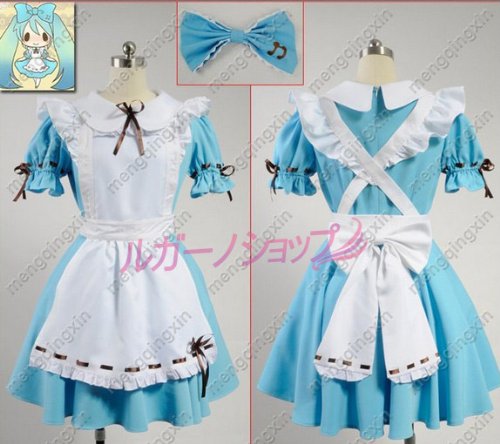DK2534 VOCALOID ボーカロイド　初音ミク　Alice in musicland 風 コスプレ衣装 完全オーダーメイドも対応可能