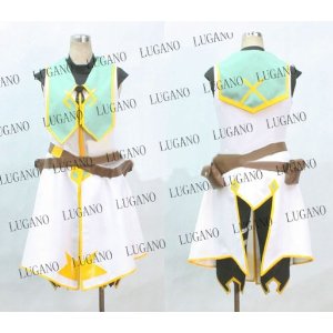 DK1900 LUGANO--テイルズ　オブ　グレイセス フーリエ風 コスチューム、コスプ コスプレ衣装  完全オーダメイドも対応可能