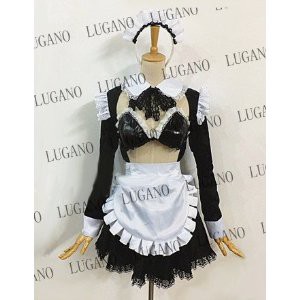 DK1483 すーぱーそに子☆ ゴシックメイド風 コスプレ衣装 完全オーダ ...