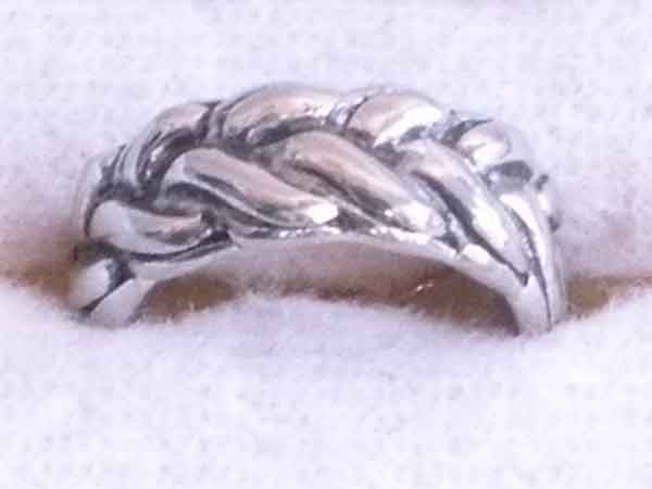 メール便送料80円 キャスト リング 綱 編み 模様 定番 デザイン メンズ アクセサリー Ri397の通販はau Pay マーケット アクセサリーpripri