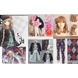 【AMNESIA】主人公　私服　ほぼフルセット　S　コスプレ衣装　F-0077★ AMNESIA】主人公 私服 ほぼフルセット S コスプレ衣装 F-0077