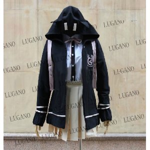 DK1414 LUGANO- ダンガンロンパ2○ 七海千秋 衣装＋ウイッグ＋かばん