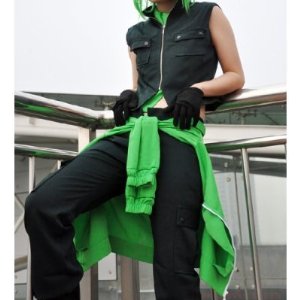 DK2475 VOCALOID ボーカロイド 恋は戦争 GUMI 風 コスプレ衣装 完全