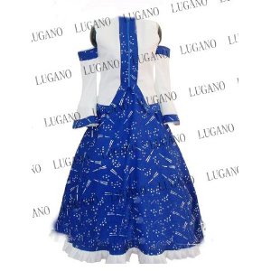 DK2141 東方Project 東方谷早苗 コスチューム、コスプレ　　コスプレ衣装　　完全オーダメイドも対応可能