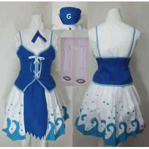 DK2240 Fairy Tail フェアリーテイル ジュビア コスチューム、コスプレ