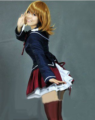 DK2398  K (アニメ)　雪染 菊理（ゆきぞめ くくり）　　コスチューム、コスプレ　コスプレ衣装　　完全オーダーメイドも対応可能