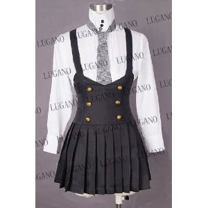 妖狐×僕SS コスプレ　制服　メイド服　フルセット 妖狐/僕SS風メイド服 喫茶店風エプロン メイド制服 コスプレ衣装