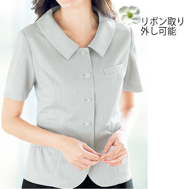 事務服 制服 BONMAX(ボンマックス) オーバーブラウス KK7813 サイズ21号