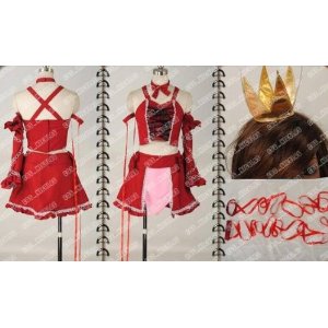 DK2076 高品質コスプレ衣装 VOCALOID 初音ミク Project DIVA 2nd ウィンテーシドレス　コスチューム、コスプレ