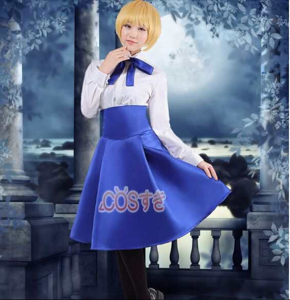 運命の夜 fate/stay night アルトリア 日常服　洋服 コスプレ衣装 高品質 新品 Cosplay アニメ