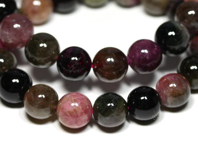 ☆高品質☆【天然石 ブレスレット】トルマリン ミックスカラー (約11〜11.5mm) パワーストーン 母の日 ギフト_3