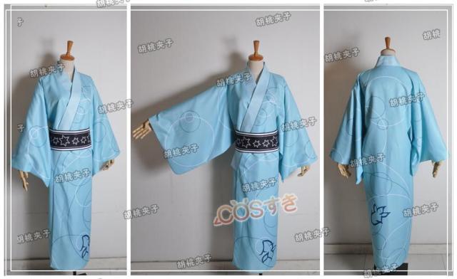 VOCALOID ボーカロイド　歌姫計画 ProjecctDIVA-F　KAITO 和服 コスプレ衣装 高品質 Cosplay アニメ_2