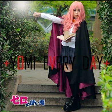 ゼロの使い魔　ルイズ 風 マント付き　コスプレ衣装 完全オーダーメイドも対応可能