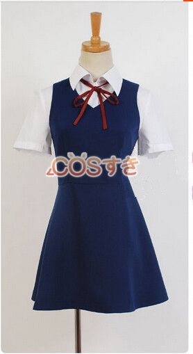 送料無料繰繰れ! コックリさん じめこ セット 学生 制服 日常 風 パーティー  変装 仮装 コスプレ衣装 高品質 新品 Cosplay アニメ