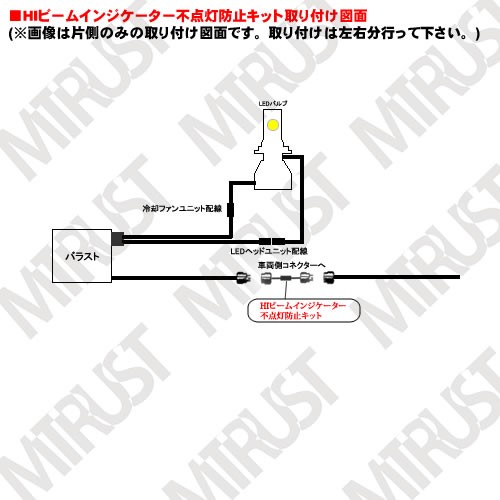 H4 Hi Low Ledヘッドライトキット用 ハイビームインジケーター 不点灯対策キャンセラーリレー 2本 エムトラ の通販はau Pay マーケット エムトラcarショップ