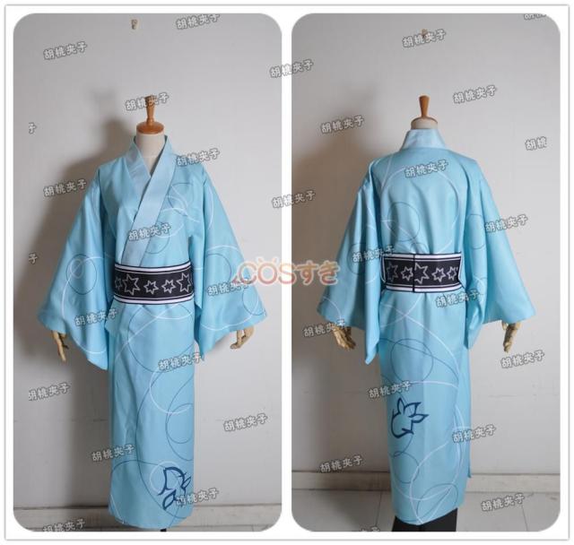 VOCALOID ボーカロイド　歌姫計画 ProjecctDIVA-F　KAITO 和服 コスプレ衣装 高品質 Cosplay アニメ_1