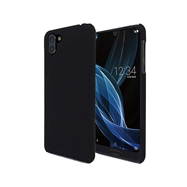 AQUOS R2 SH-03K/ SHV42/ 706SH スマホケース ブラック カバー 耐衝撃